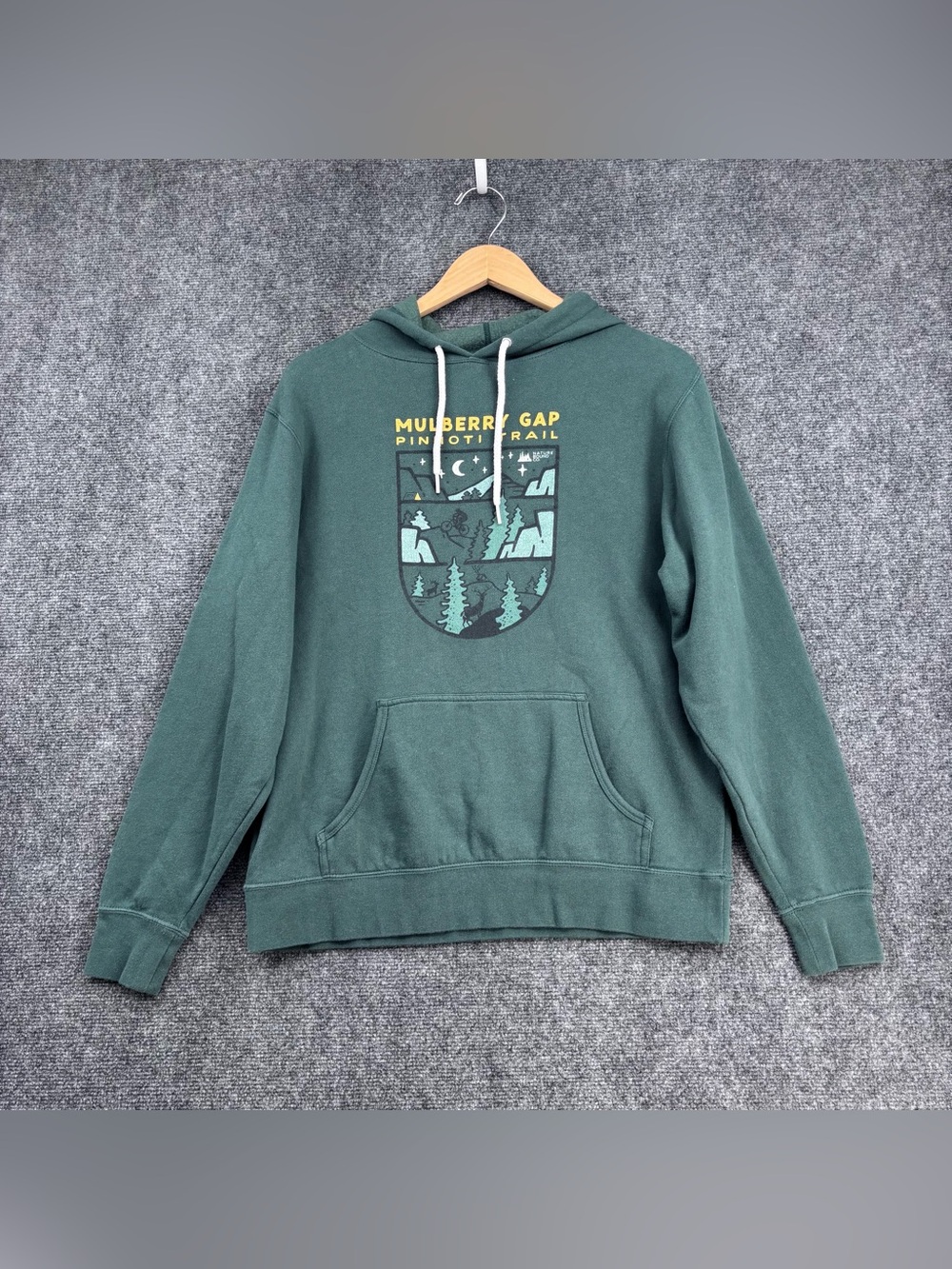 Mulberry Gap Pinhoti Trail Green Hoodie Sweatshirt Women’s M